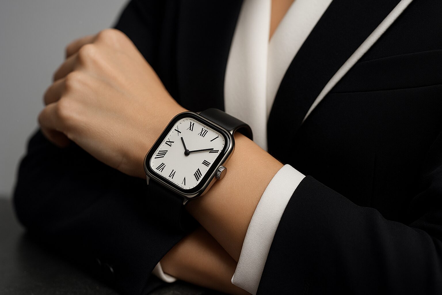 シャネル風のApple Watch 文字盤で高級感をプラス
