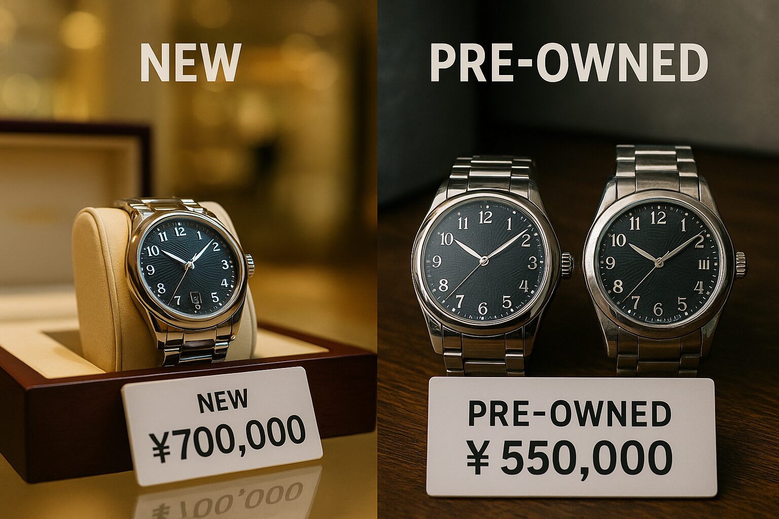 新品と中古の価格差と市場価値