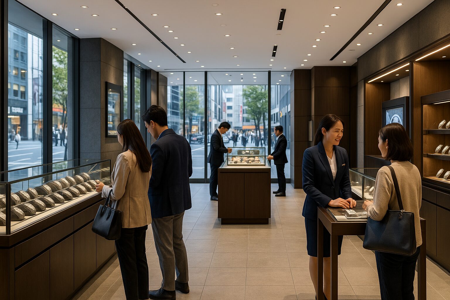 直営店の東京での取り扱い状況