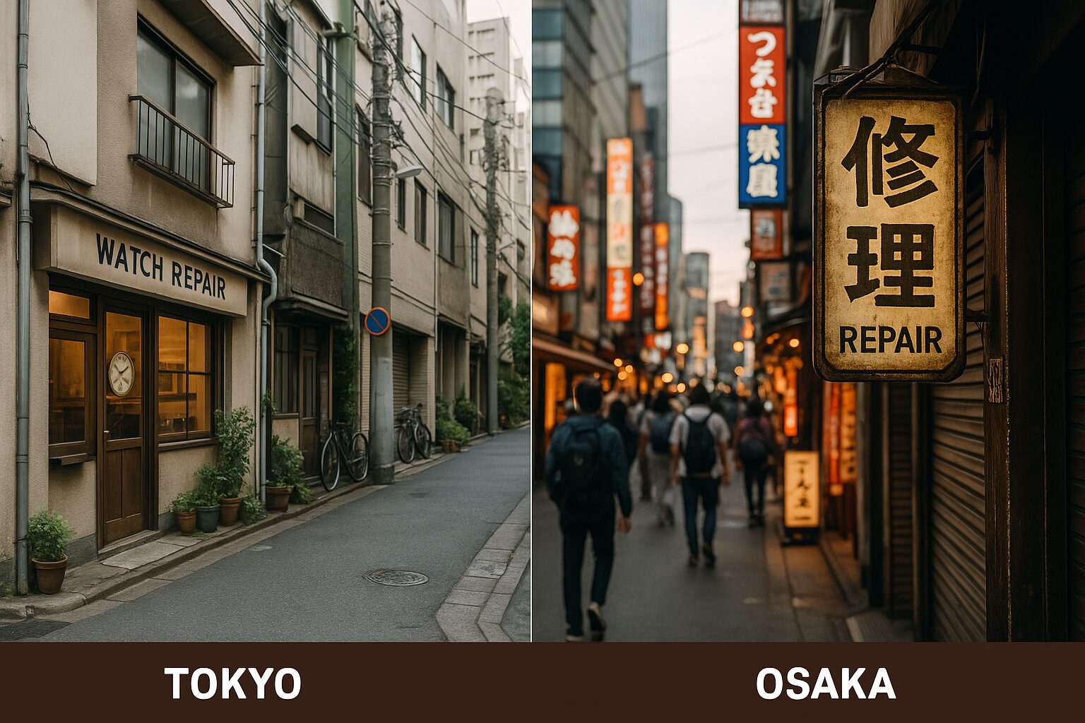 東京・大阪の修理店情報