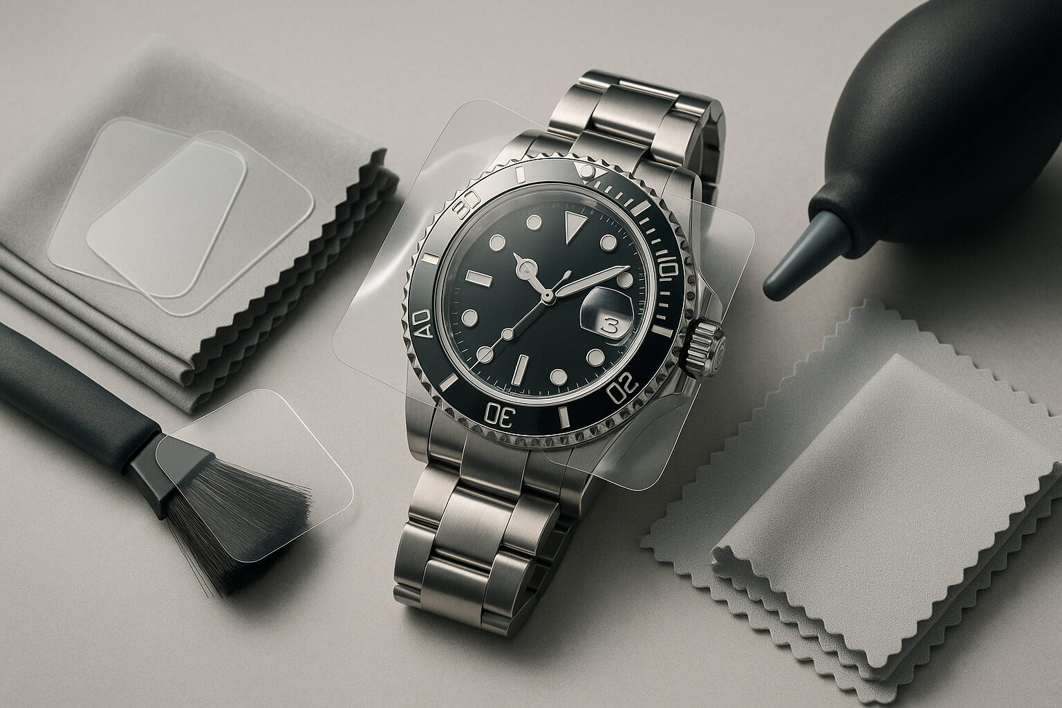 ロレックスの保護シール・フィルムの購入とメンテナンス