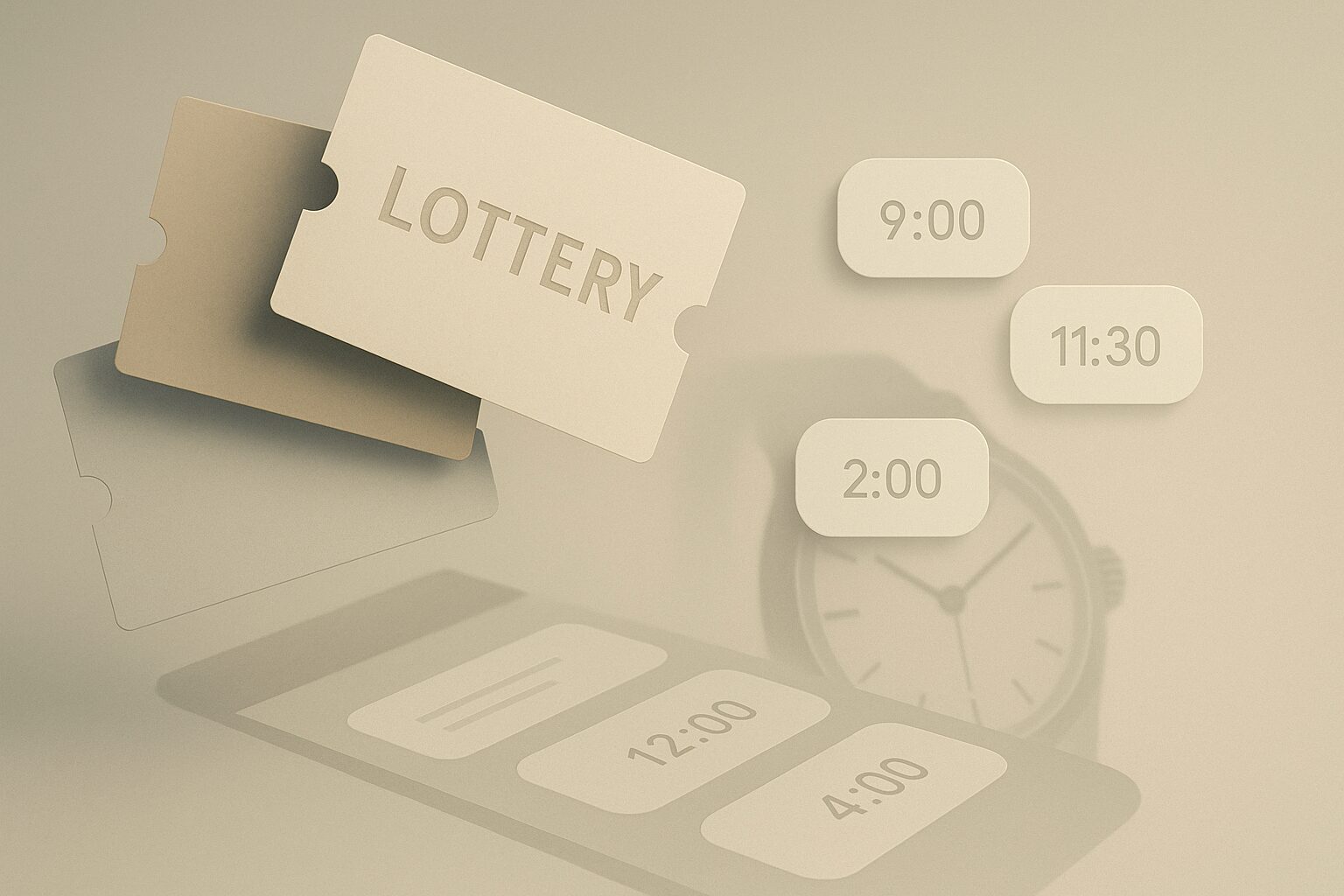 予約抽選の注意点