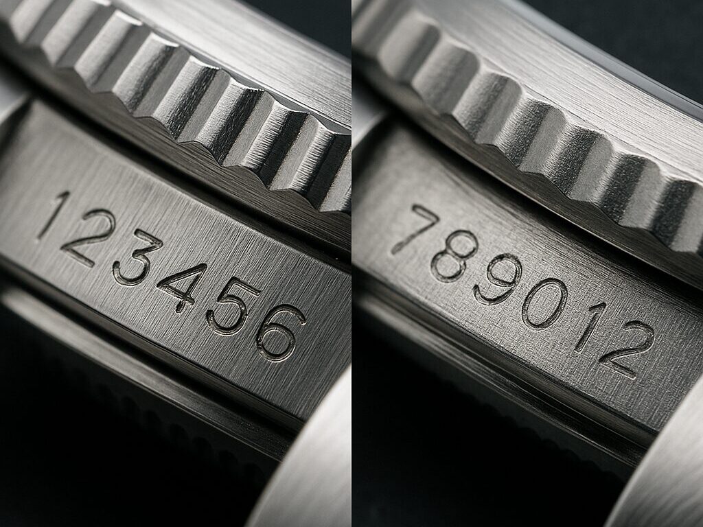 シリアルナンバーがないとき刻印の品質で見分ける方法