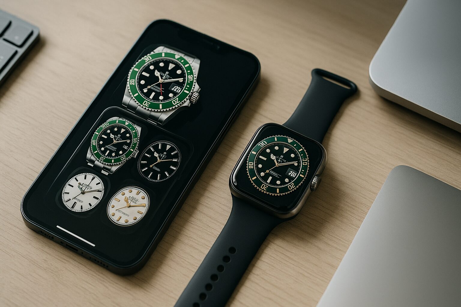 apple watchの文字盤を無料でロレックス風にダウンロードする方法