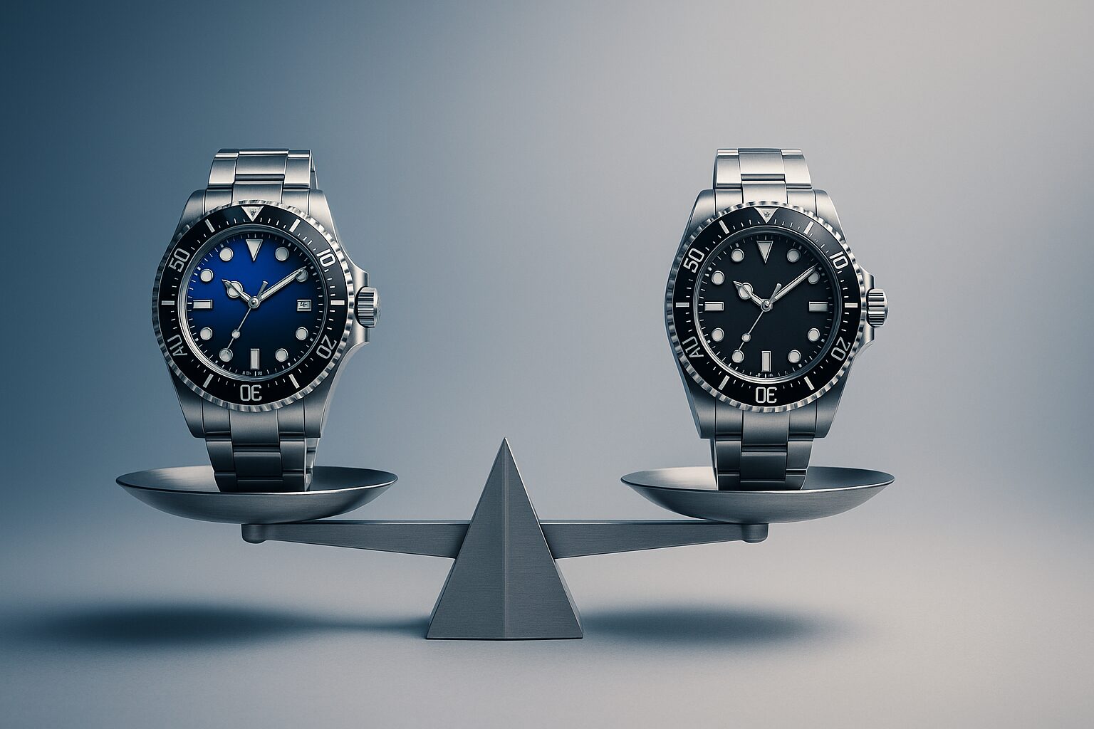 人気モデルDブルーとブラックの入手難易度比較