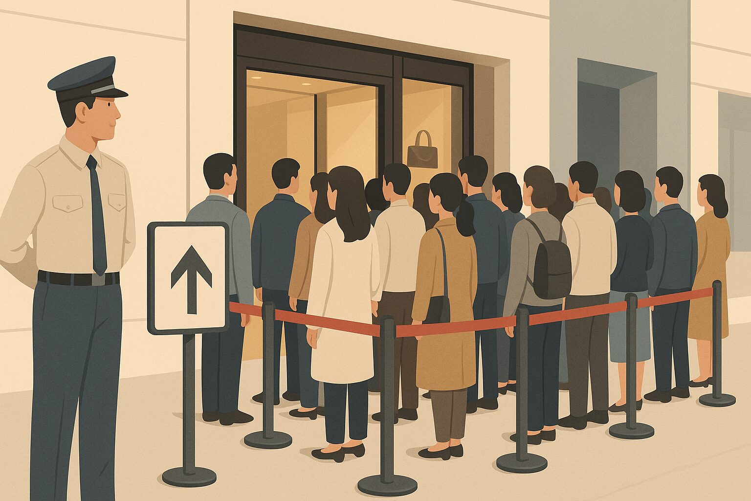 並びや抽選、入店整理券の最新運用