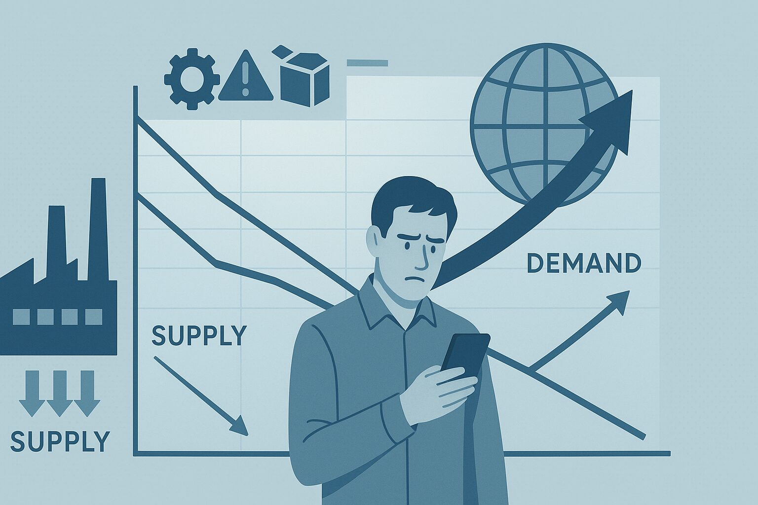 需給バランスと供給制限が影響する入手困難事情