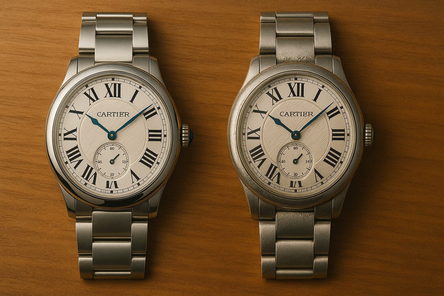 カルティエ時計の正規オーバーホール料金の比較