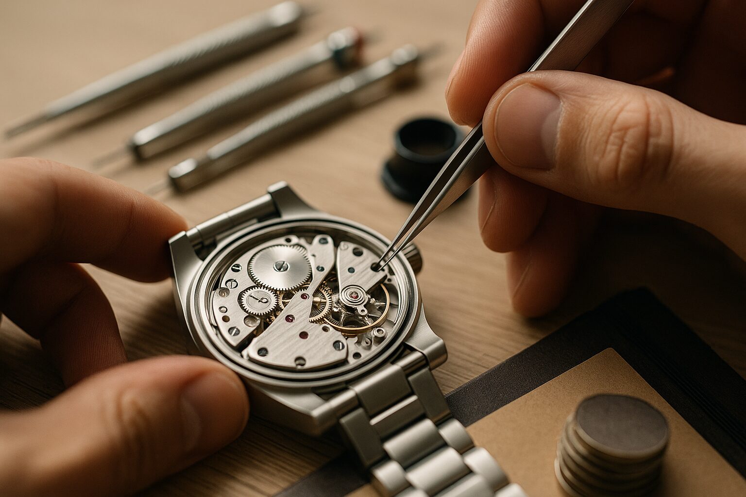 カルティエ時計のオーバーホール作業内容