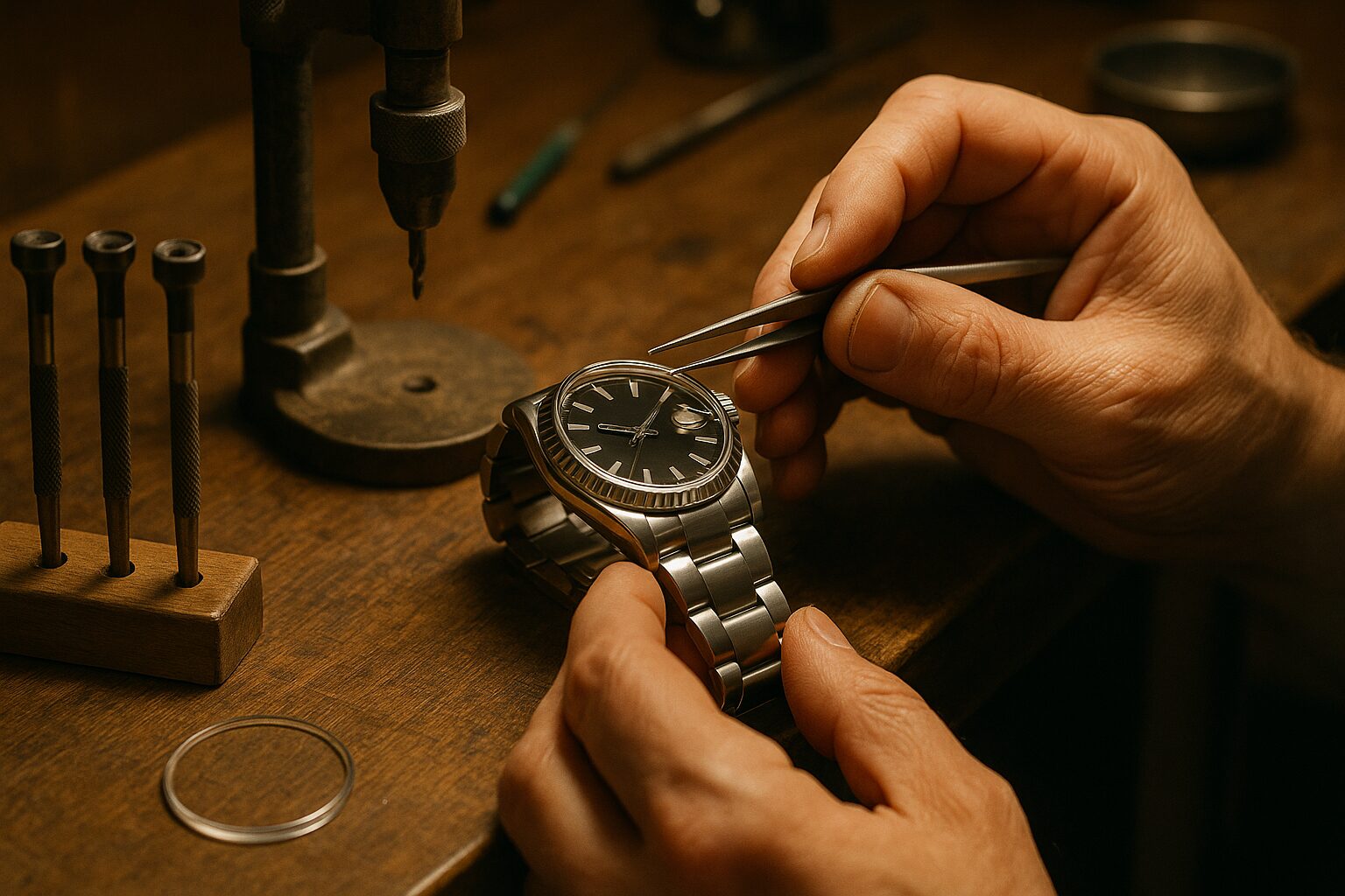 修理専門店のロレックス風防交換費用