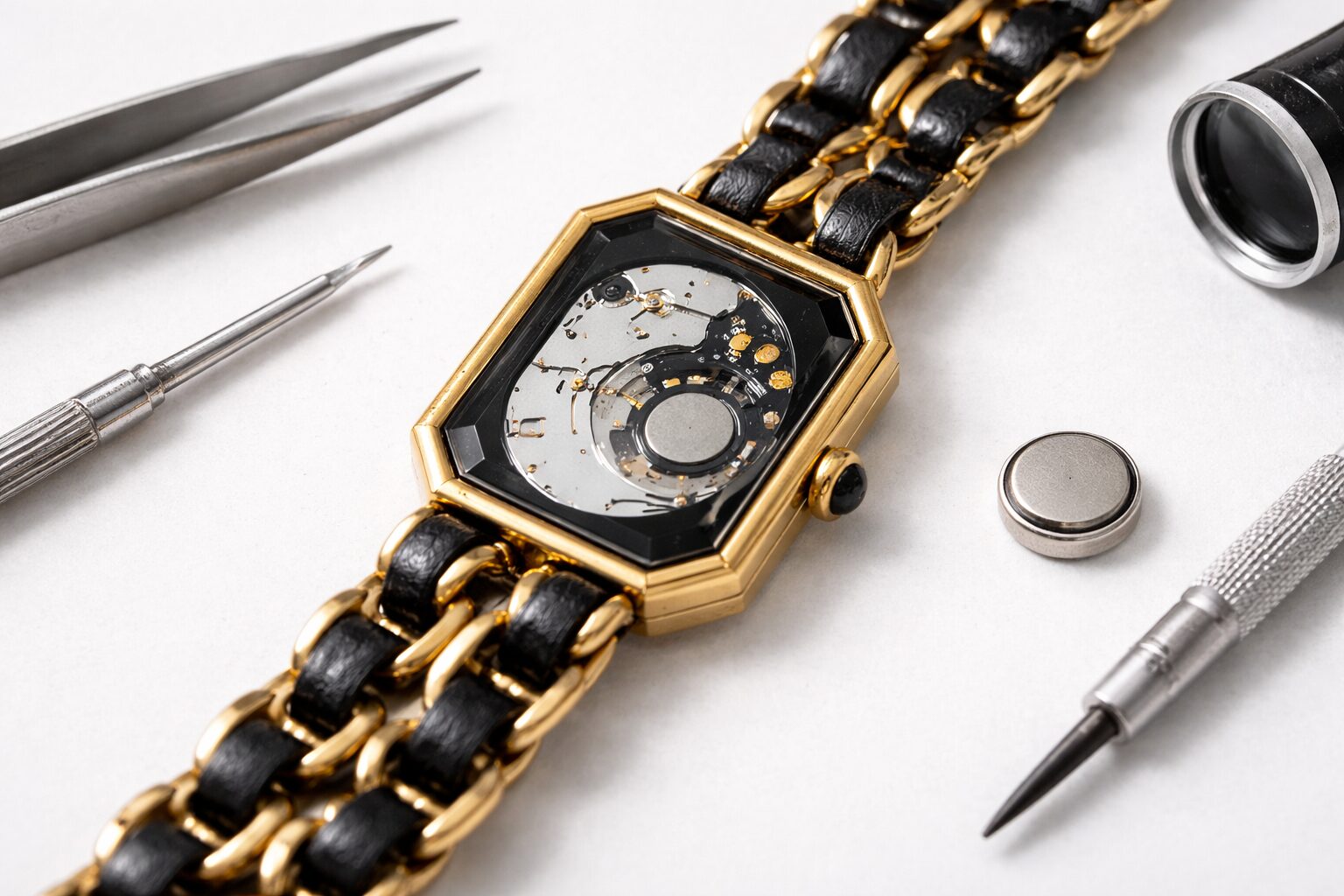 プルミエール時計修理で多い電池切れ