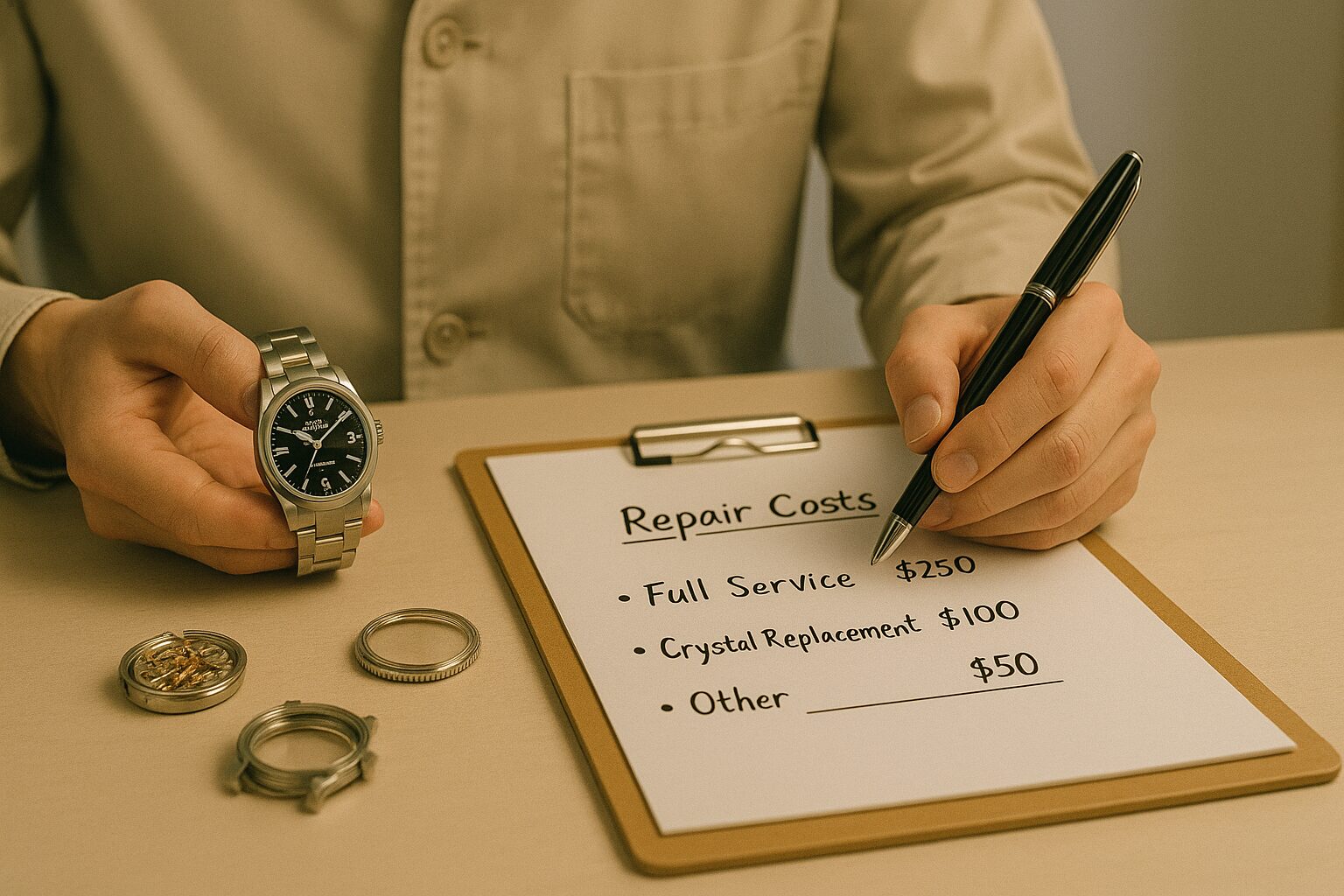 東京のロレックス修理で安い店の目安