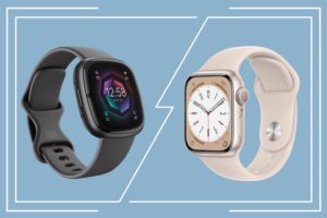 Apple Watchと他社の健康管理用スマートウォッチを比較するイメージ
