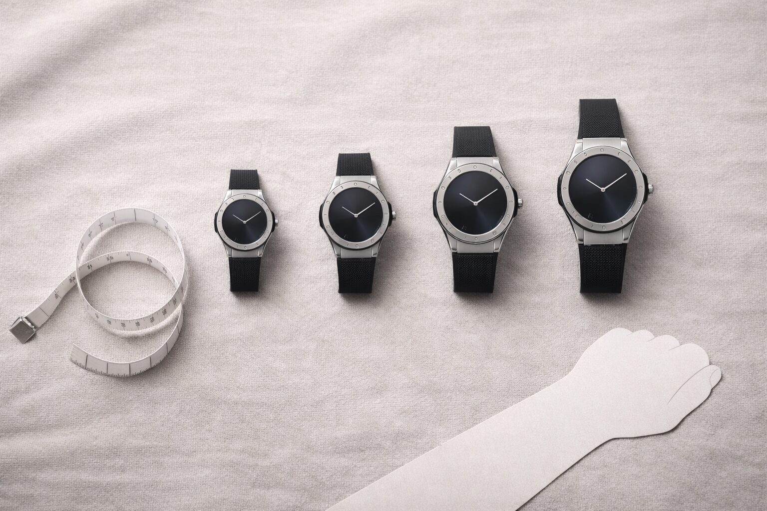 サイズと重さの着用感