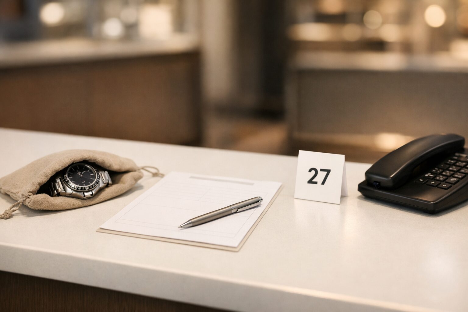 正規サービスの受付と窓口