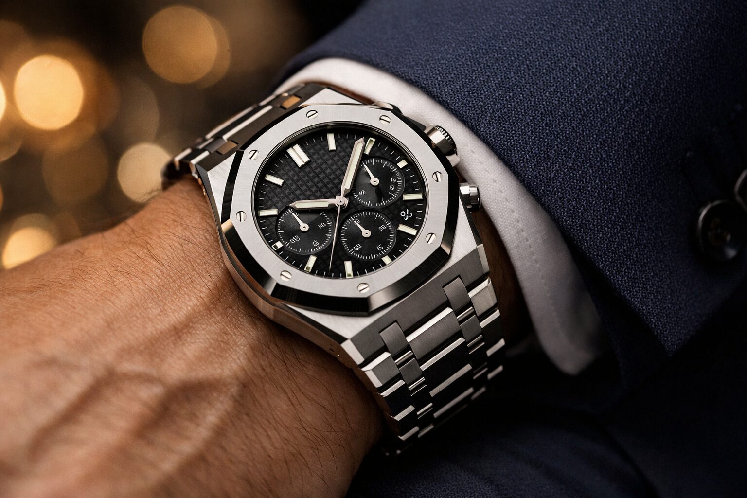 着用はロイヤルオーク新作