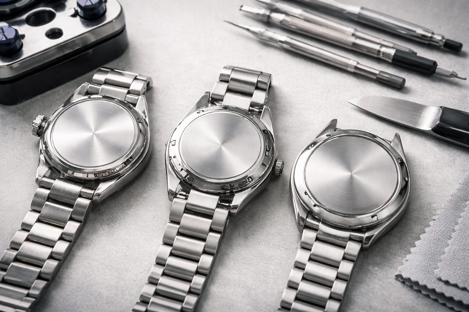 裏蓋の開け方と見分け方