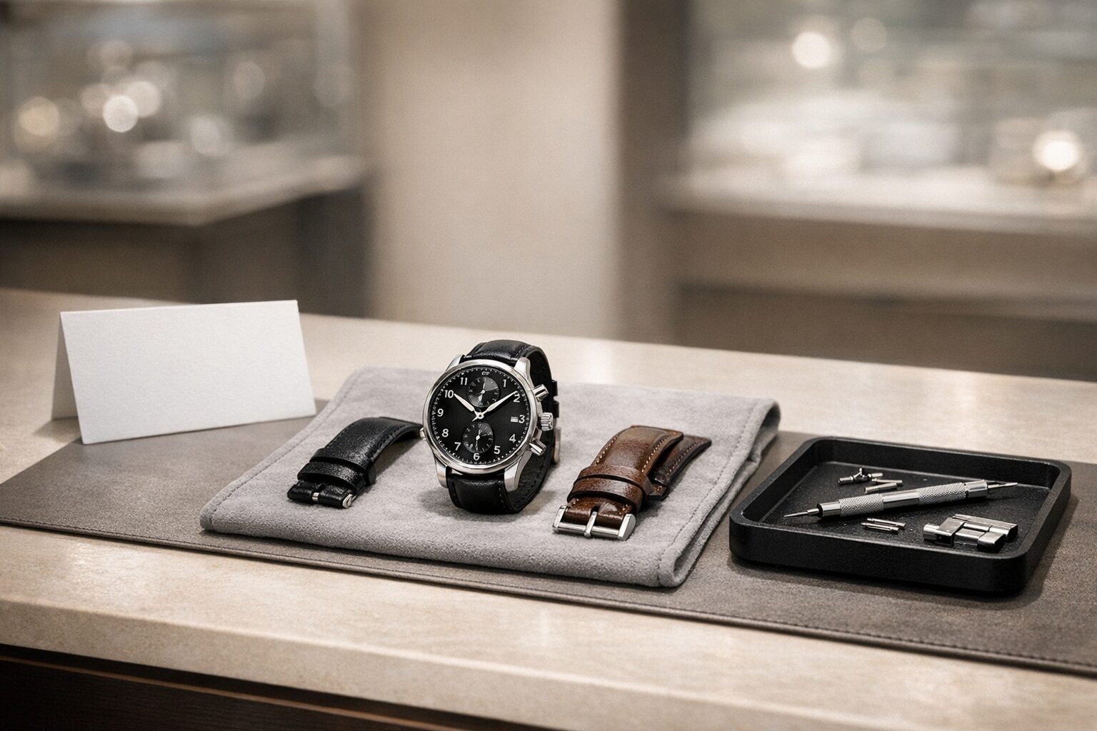 IWCストラップ交換の流れ