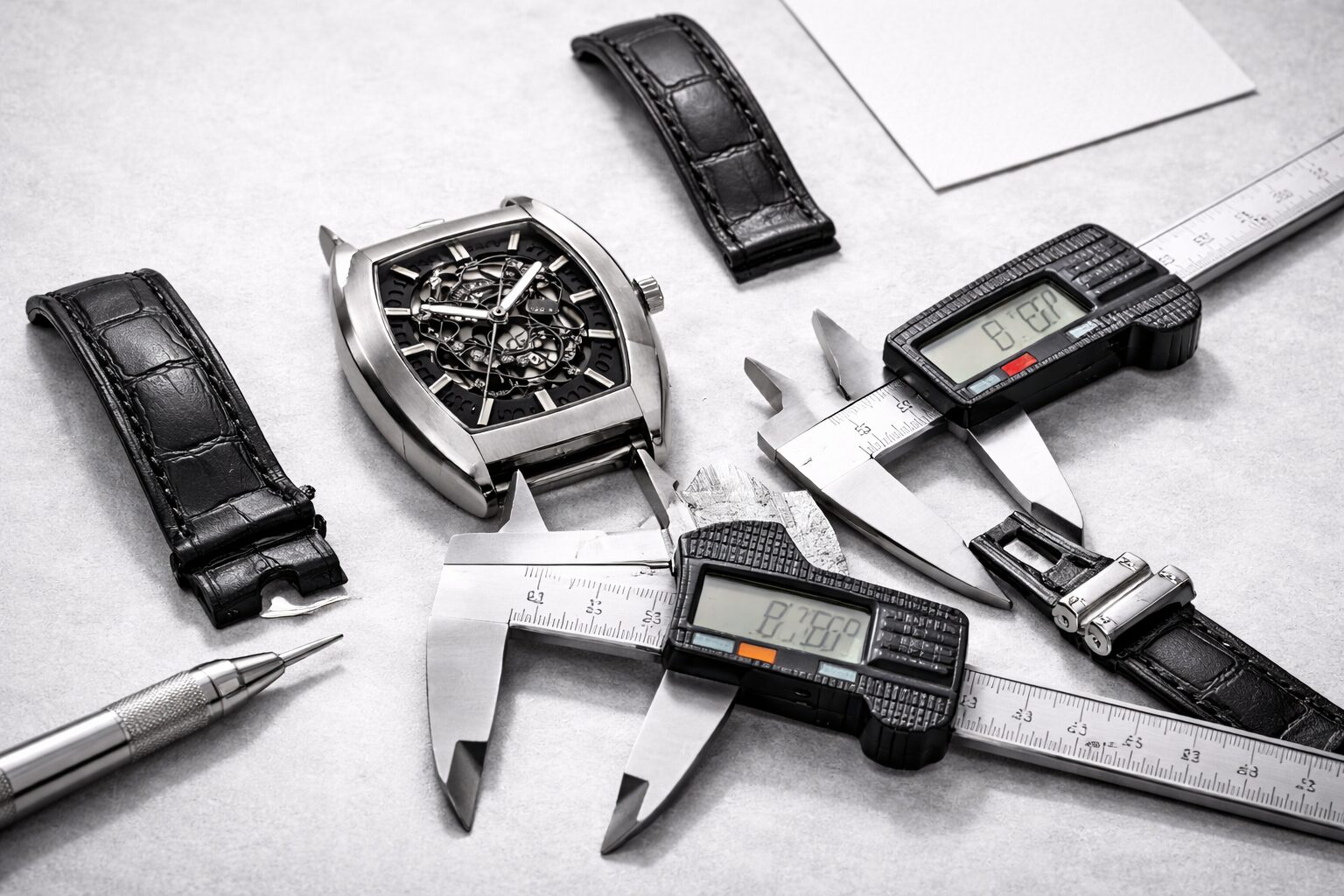 ベルト幅の測り方はノギス