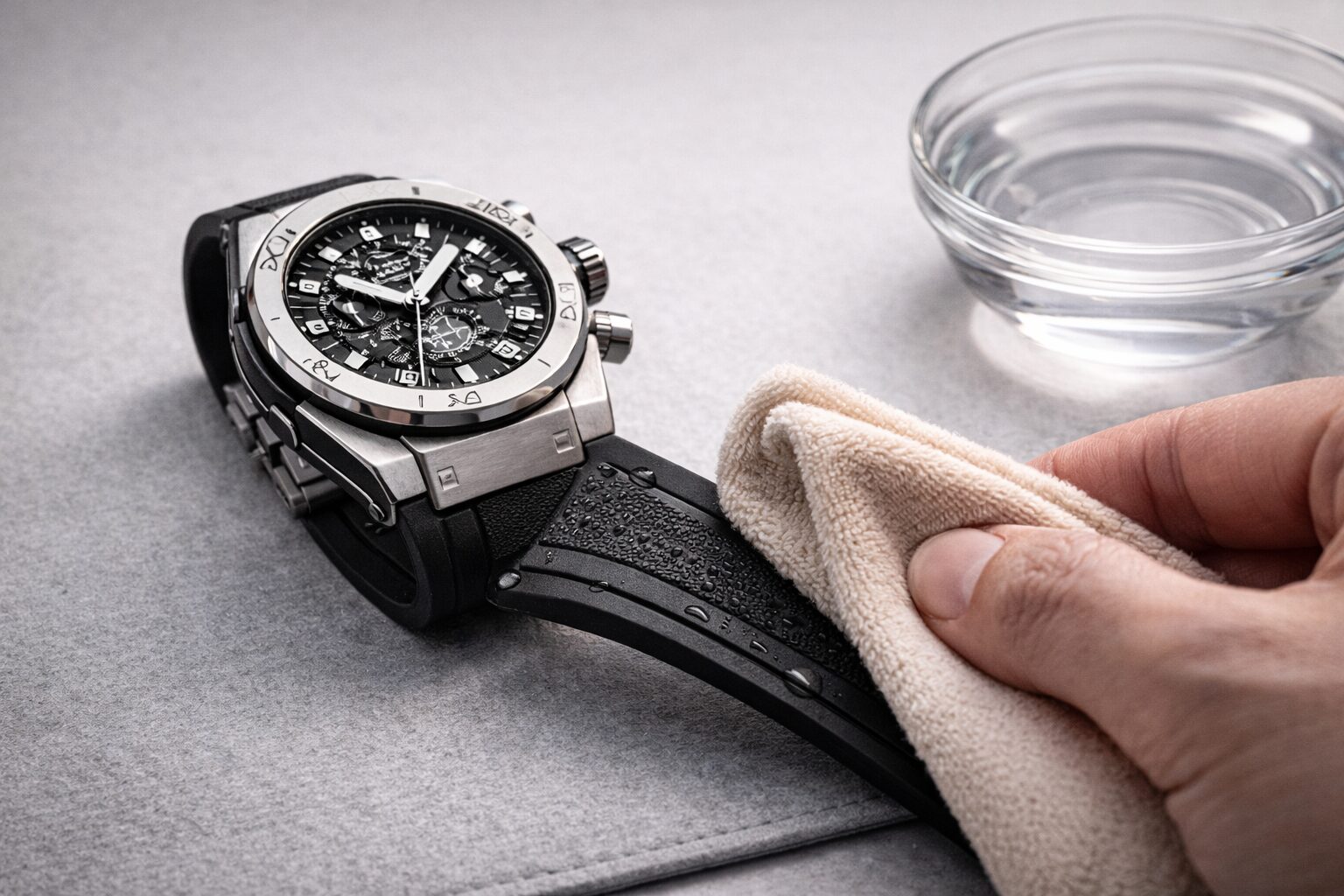 ラバーストラップの手入れ