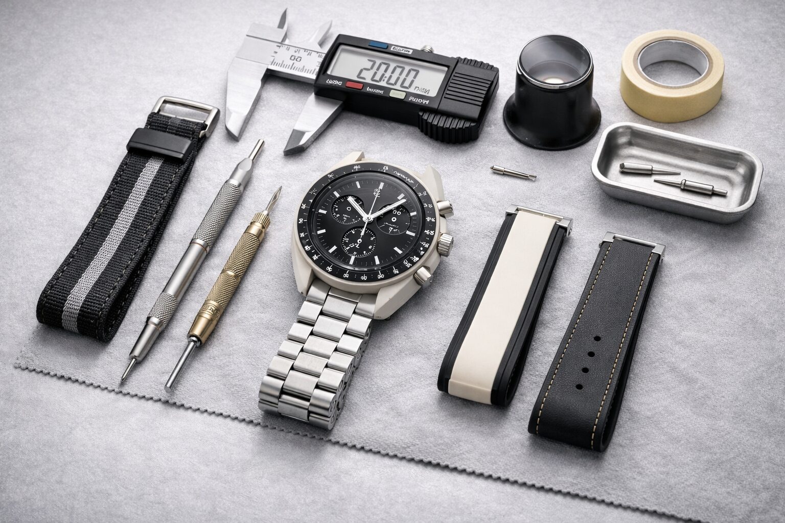 ムーンスウォッチベルト互換工具