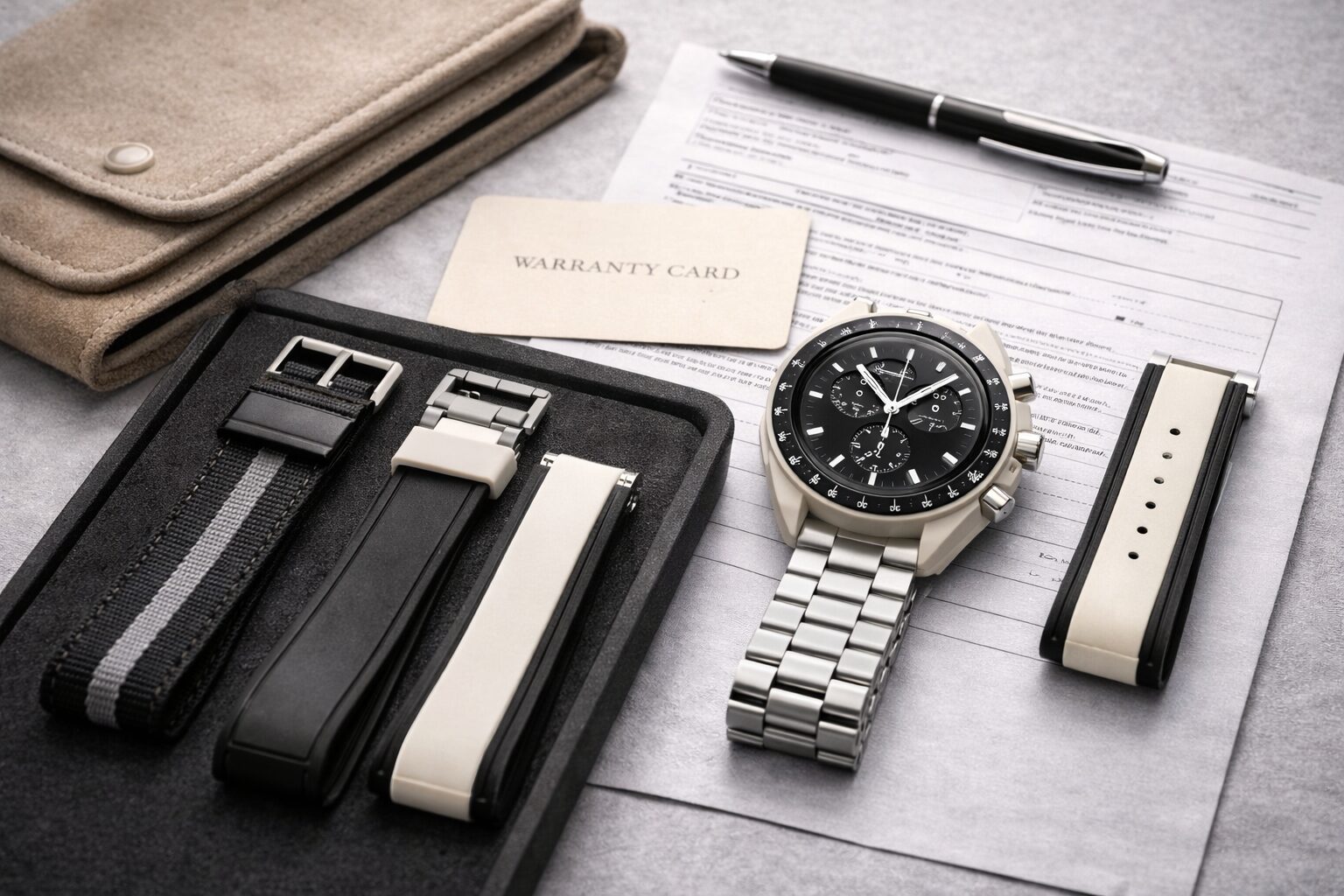 ムーンスウォッチベルト保証の注意