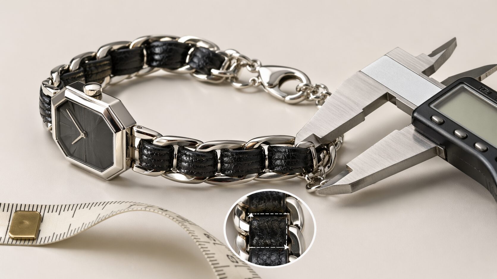 革紐の幅とサイズ確認