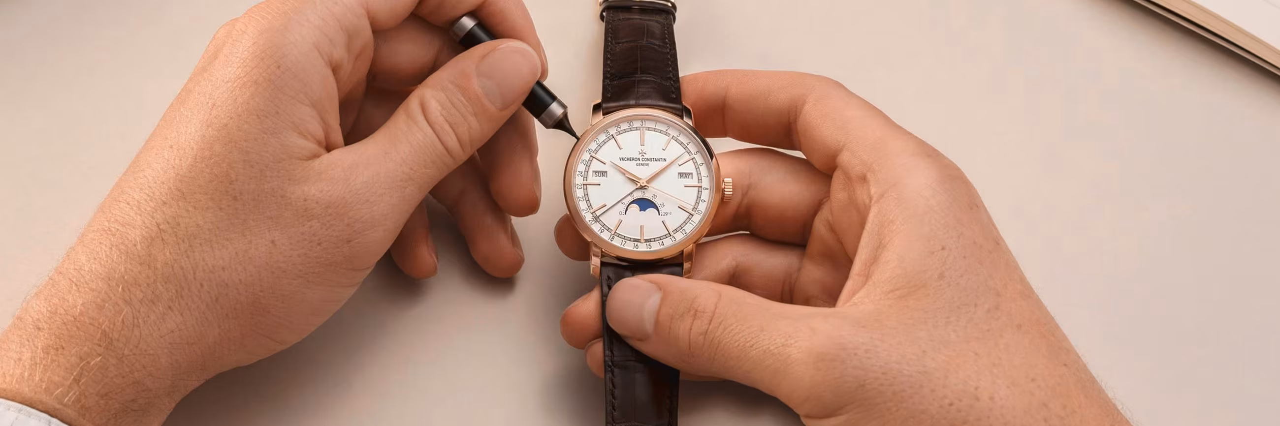 ヴァシュロンコンスタンタン・オーバーシーズベルト交換の基本